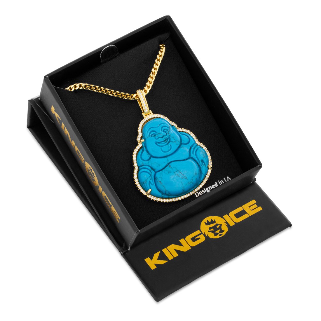 Turquoise Buddha Necklace
