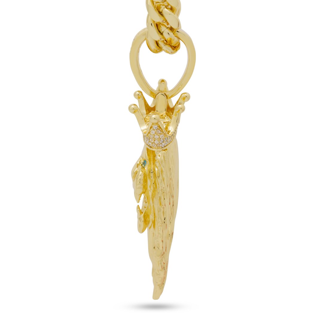 3D Boss Roaring Lion Necklace