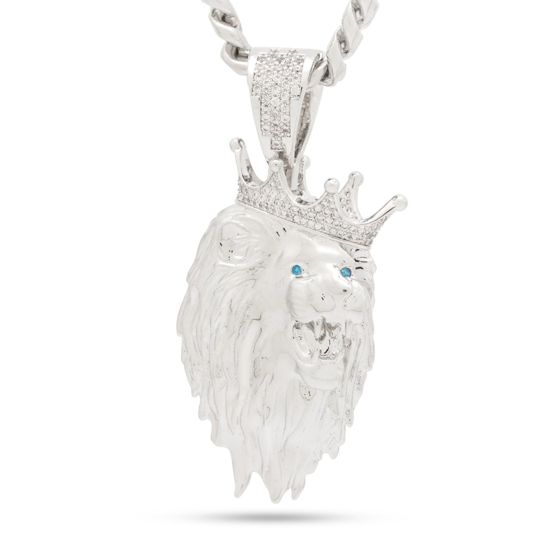 3D Boss Roaring Lion Necklace