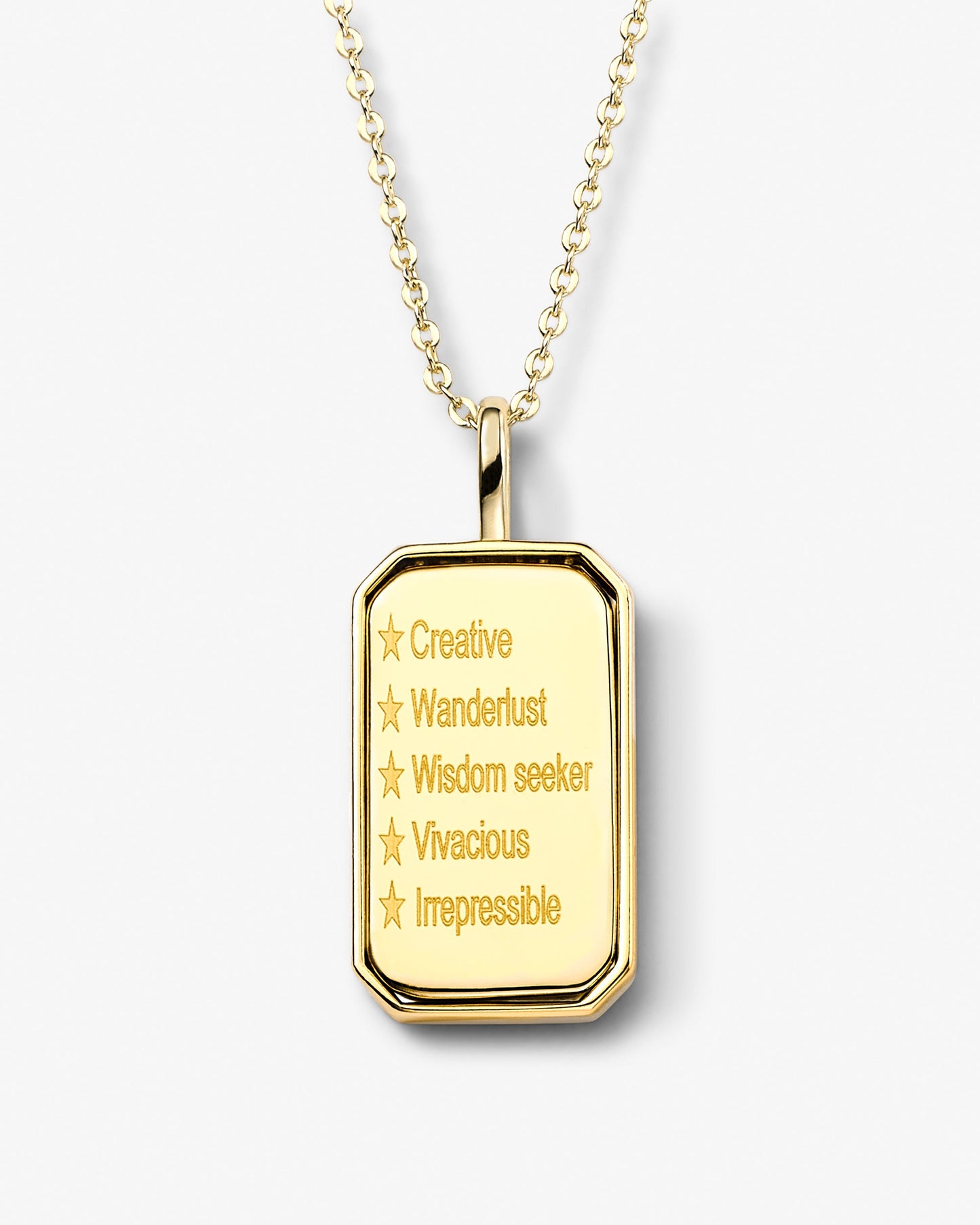 Zodiac Amulet Necklace - Gold