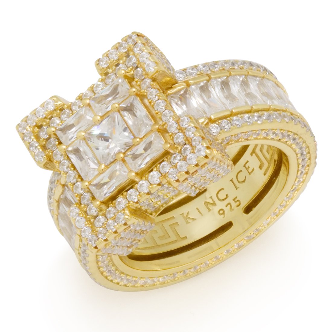 Baguette-Cut Platform Ring