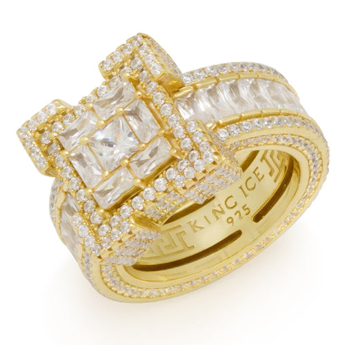 Baguette-Cut Platform Ring