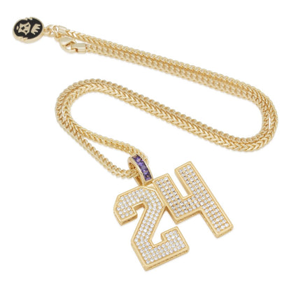 Black Mamba Classic Number 24 Necklace