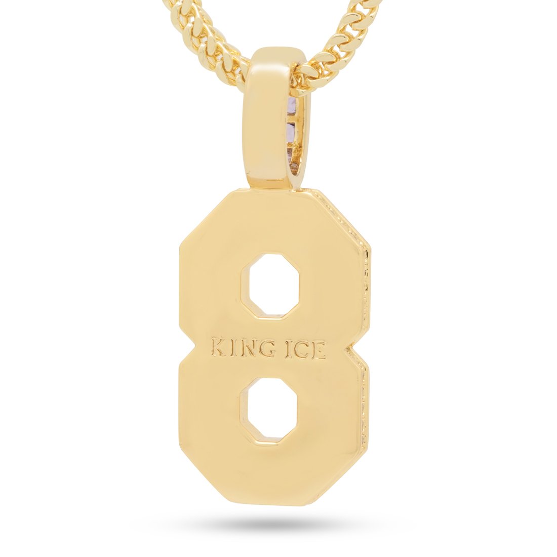 Black Mamba Classic Number 8 Necklace
