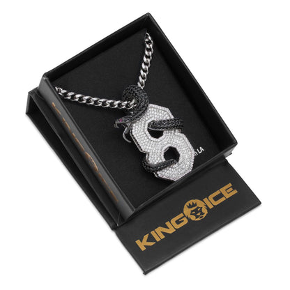 Black Mamba Number 8 Necklace