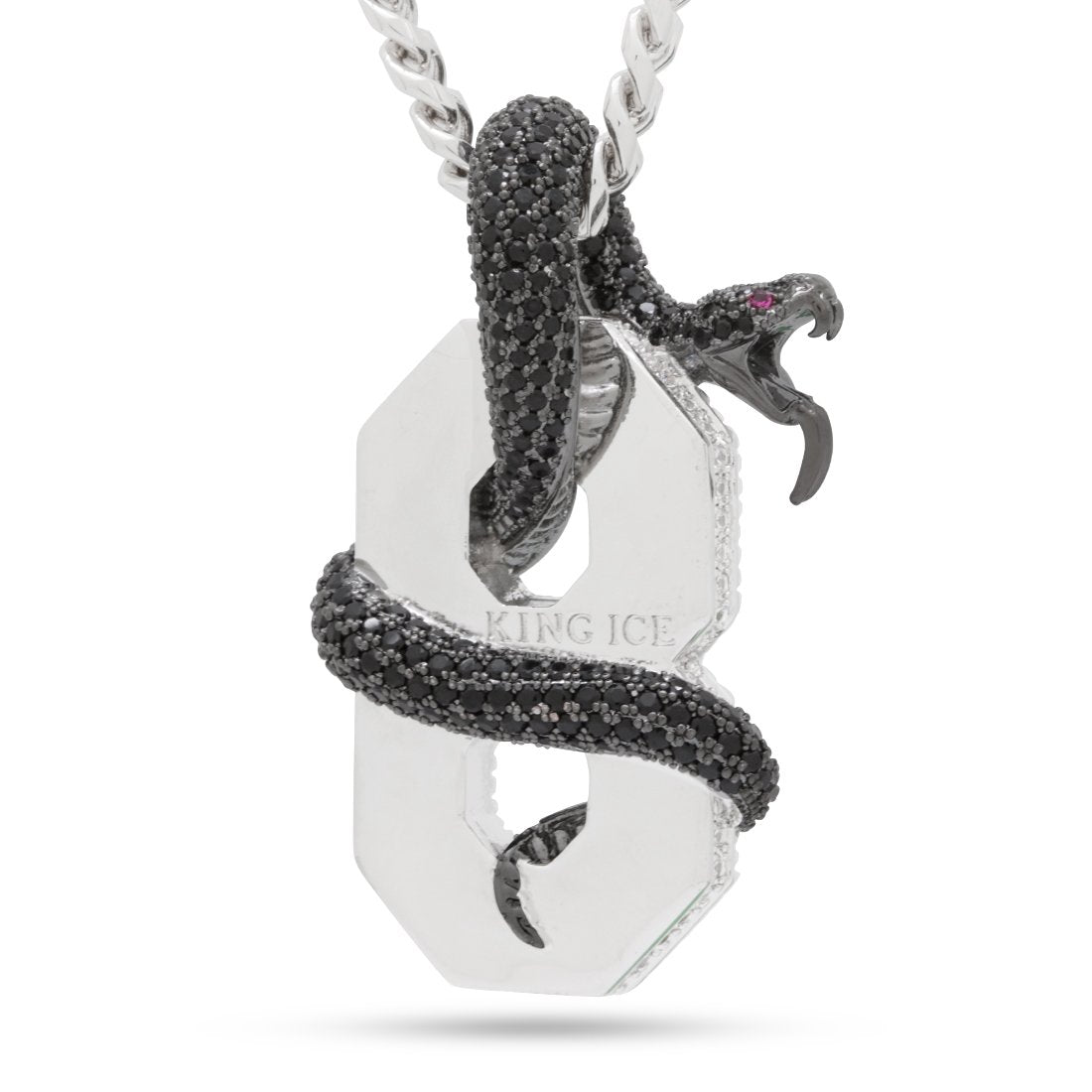 Black Mamba Number 8 Necklace