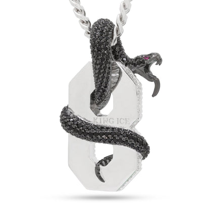 Black Mamba Number 8 Necklace