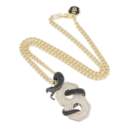 Black Mamba Number 8 Necklace