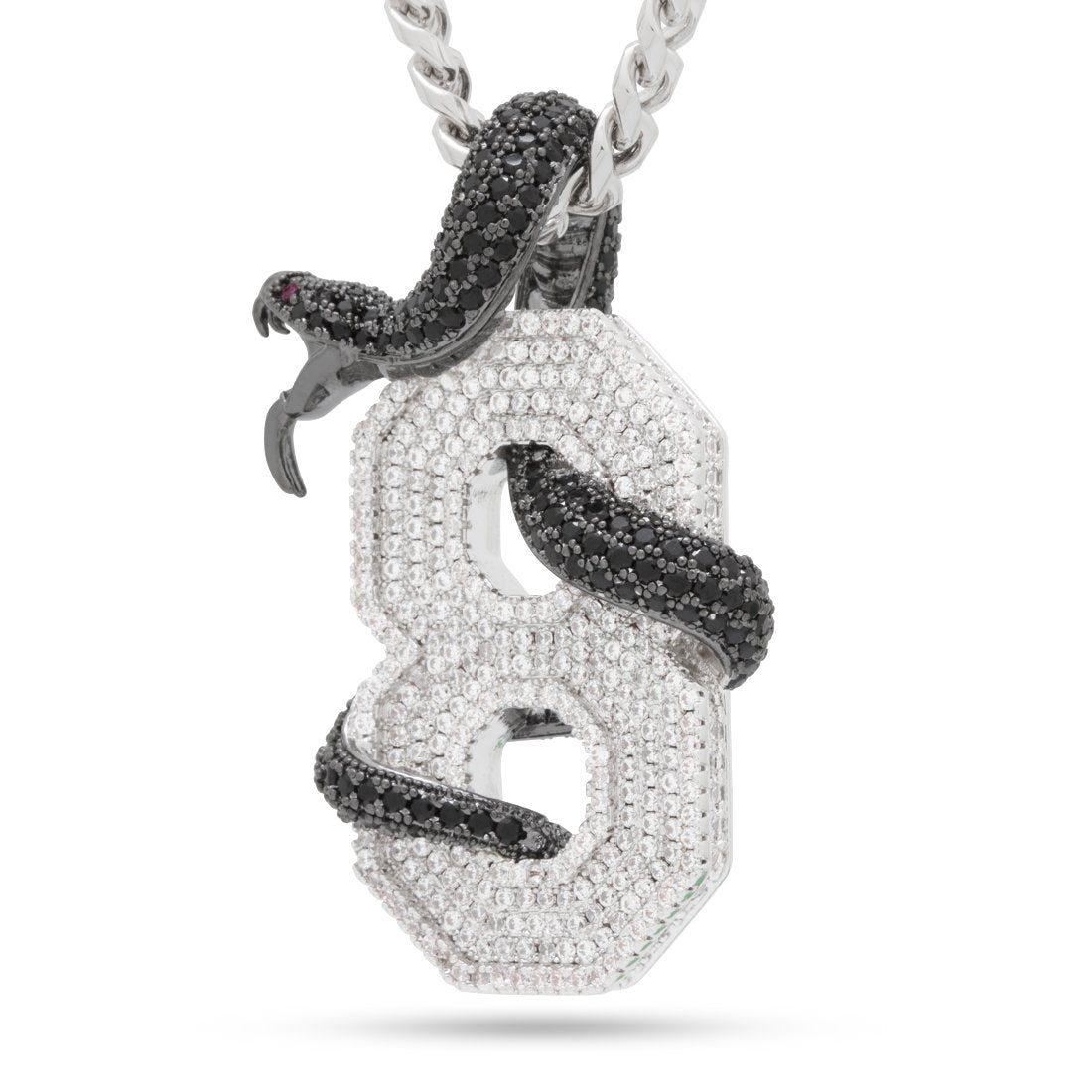 Black Mamba Number 8 Necklace