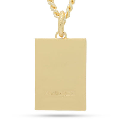Black Mamba Silhouette Necklace