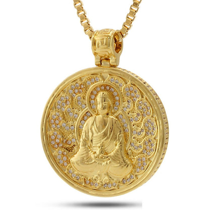 Buddhist Medallion Necklace