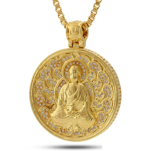 Buddhist Medallion Necklace