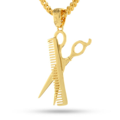Comb and Scissors Necklace