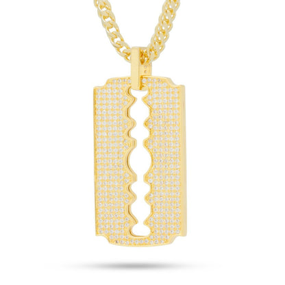 Double-Edge Razor Blade Necklace