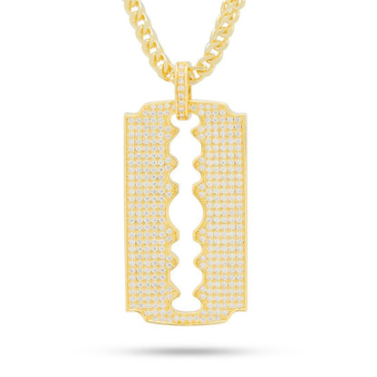 Double-Edge Razor Blade Necklace