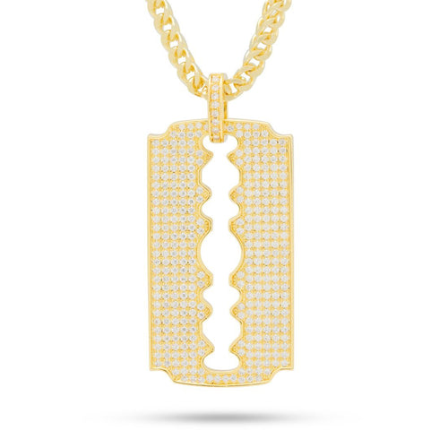 Double-Edge Razor Blade Necklace