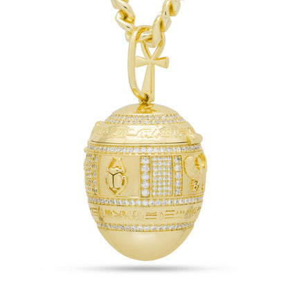 Golden Stash Egg of the Pharaoh Necklace
