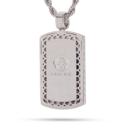 Great Wave Dog Tag Necklace