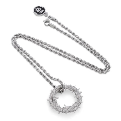 Iced Crown of Thorns Necklace