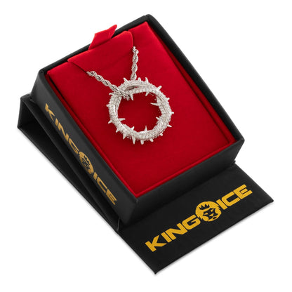 Iced Crown of Thorns Necklace