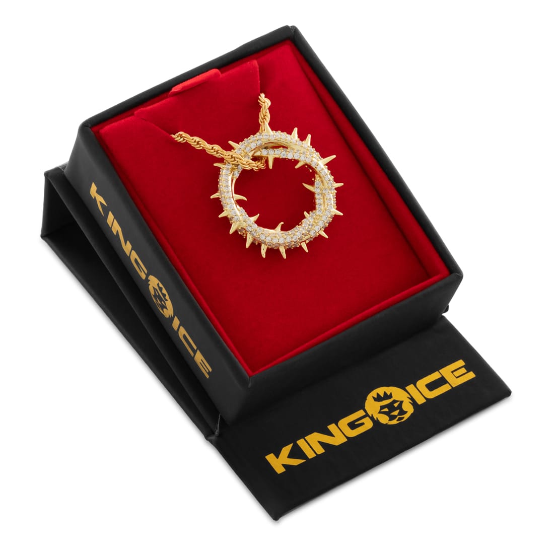 Iced Crown of Thorns Necklace
