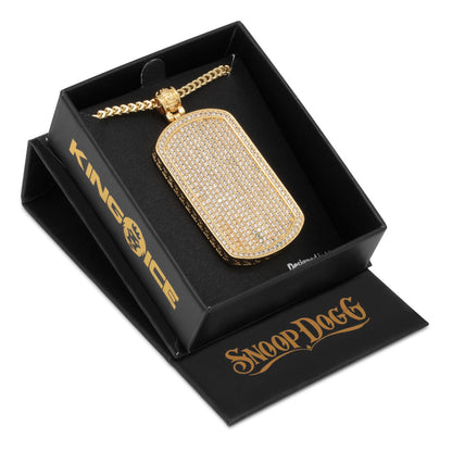 Iced Dog Tag Necklace