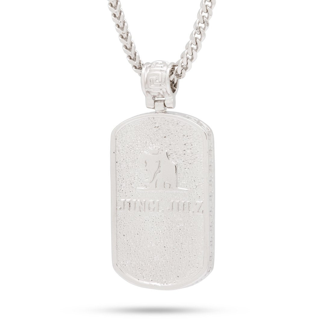 Iced Dog Tag Necklace