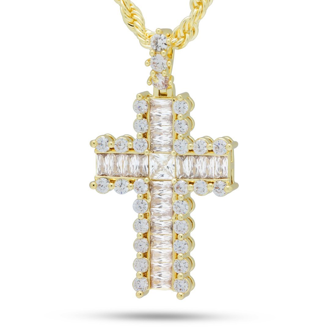 Icy Cross Necklace