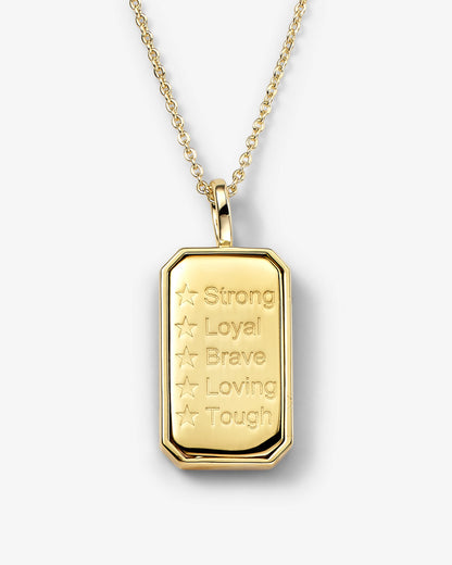 Zodiac Amulet Necklace - Gold