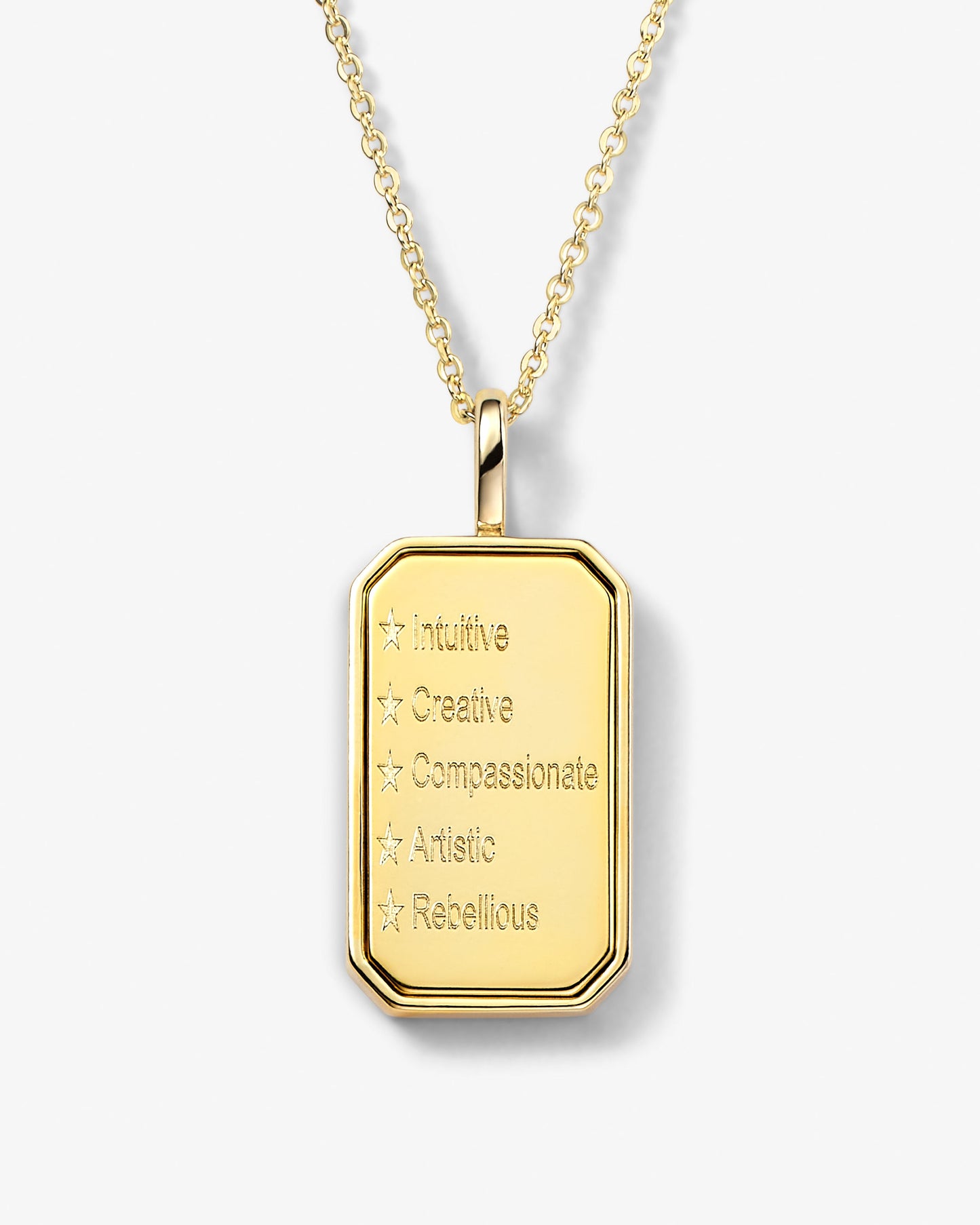Zodiac Amulet Necklace - Gold