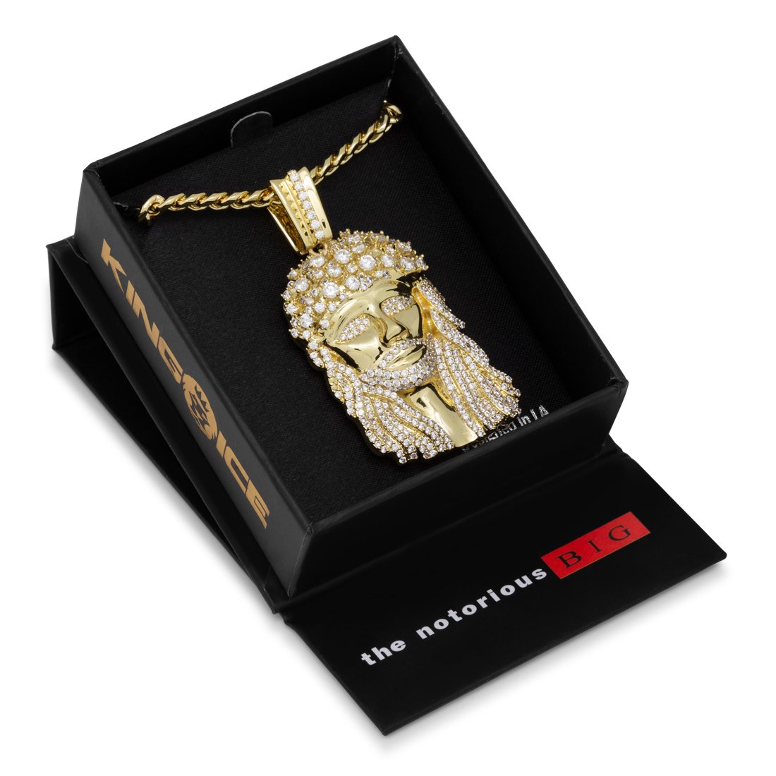 Notorious B.I.G. x King Ice - Biggie Jesus Necklace