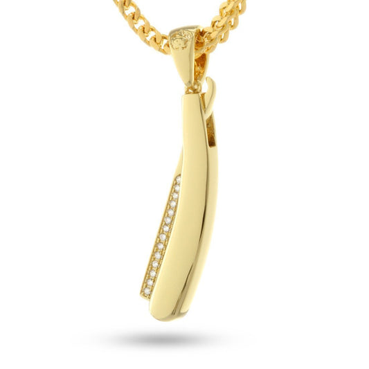 Straight RZR Barber Shop Necklace