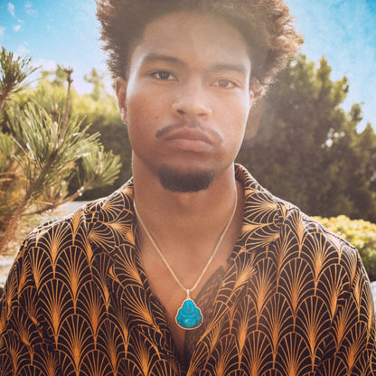 Turquoise Buddha Necklace